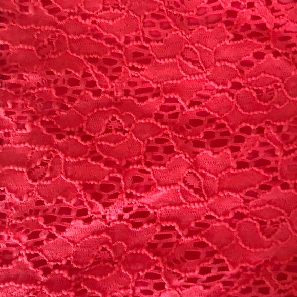 3/$15 NWOT Hot Pink Lace Booty Shorts - Soft and Comfy Textured Fabric - Picture 2 of 2